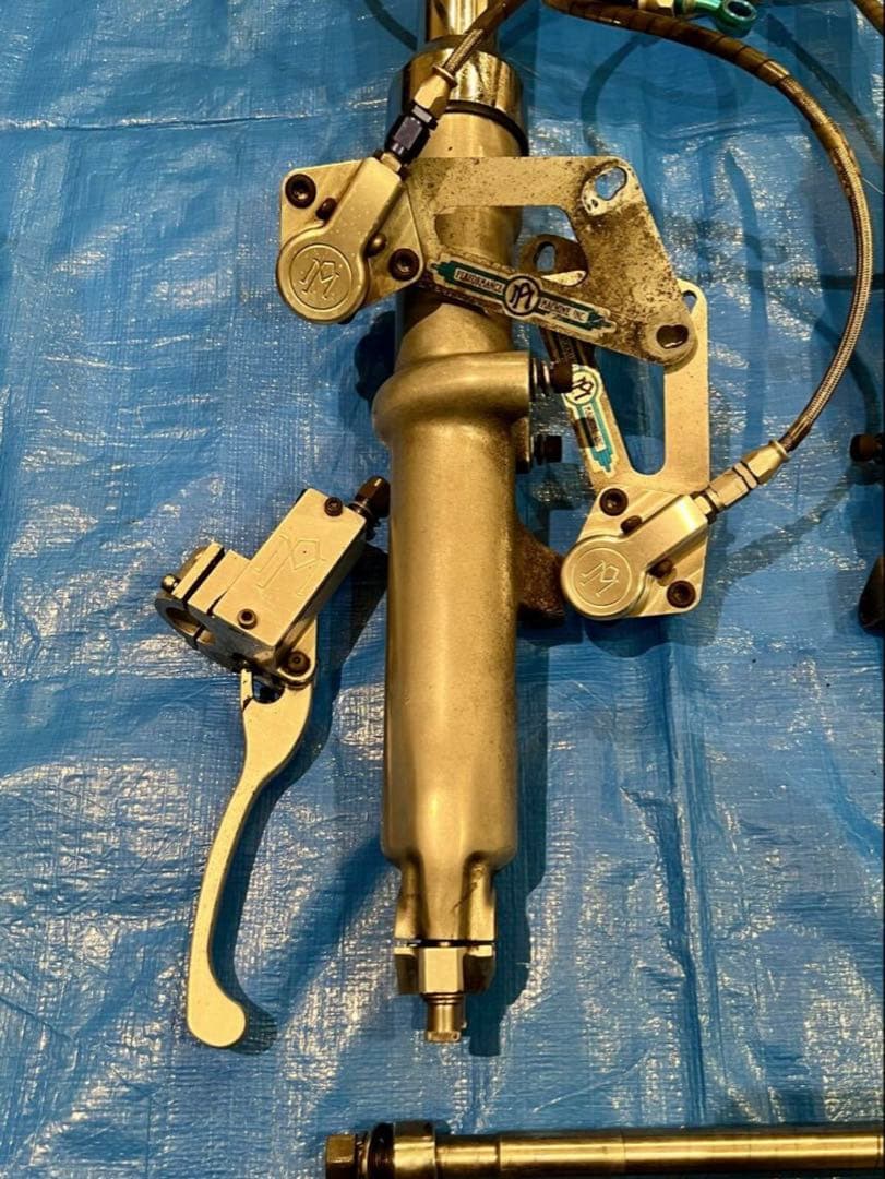 ハーレー　ショベル　41 ワイド　フロントフォーク　パフォーマンスマシン