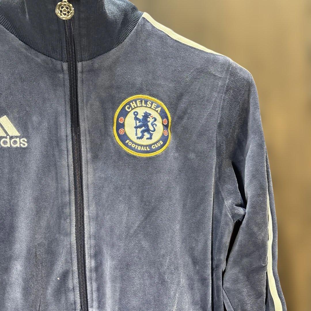 希少　adidas✖️CHELSEA ベロア トラックジャケット ジャージ