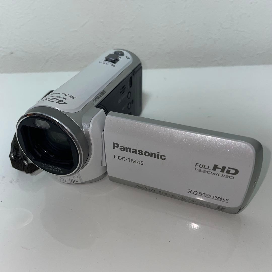 パナソニック HDC-TM45 ホワイト　2011年製 動作確認済み