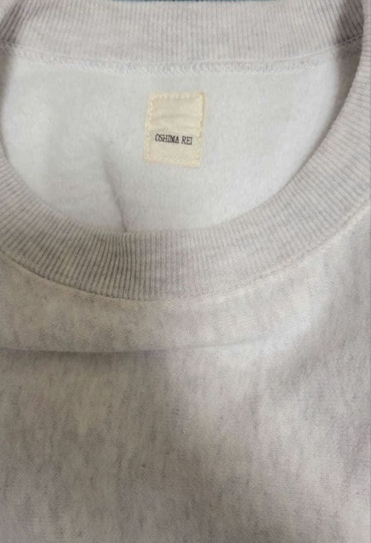 OSHIMA REI REVERSE WEAVE PO ライトグレー