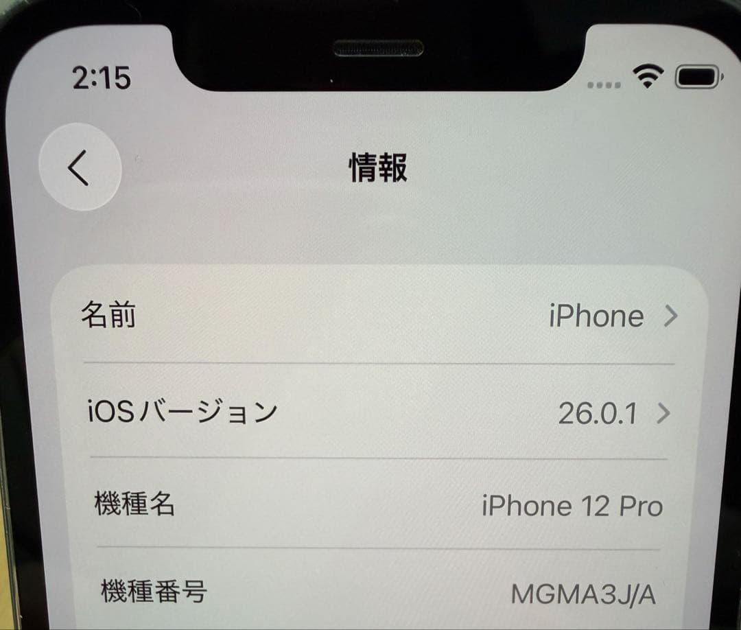 iPhone12Pro 本体 256GB シルバー
