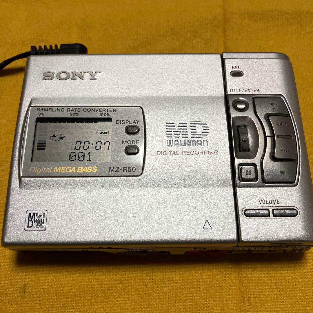 marty品、SONY MZ-R50 ポータブルMDレコーダー