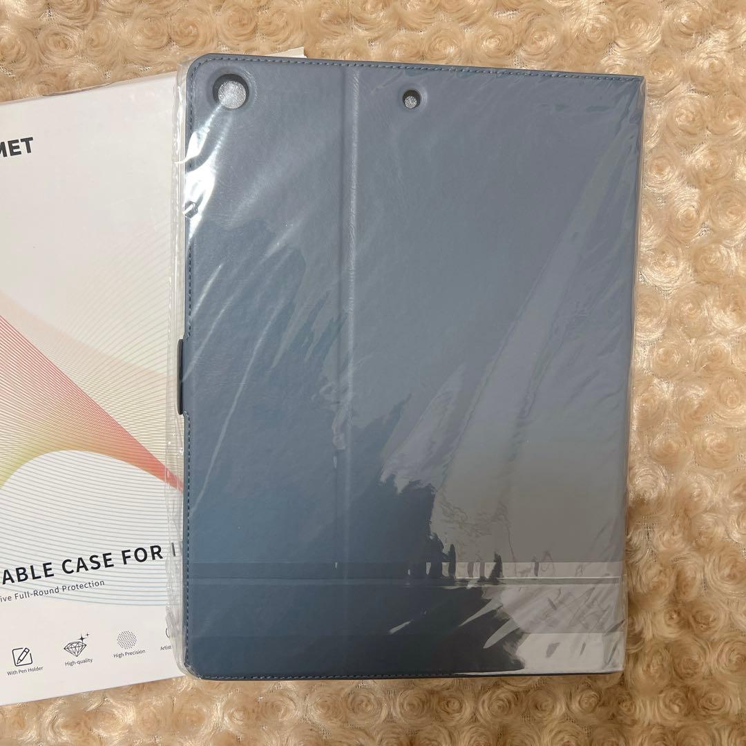 HHLNET iPadケース ブルー　10.2インチiPad 第9世代