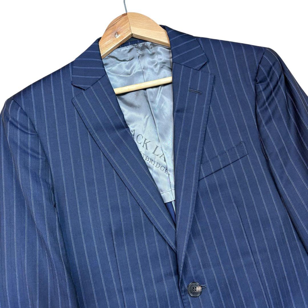 極美品 ブラックレーベルクレストブリッジ スリーピース スーツ 御幸毛織