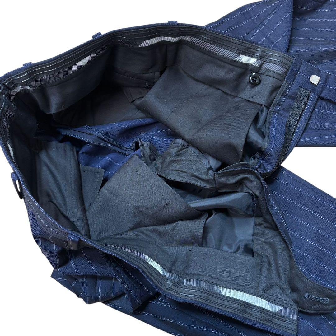 極美品 ブラックレーベルクレストブリッジ スリーピース スーツ 御幸毛織