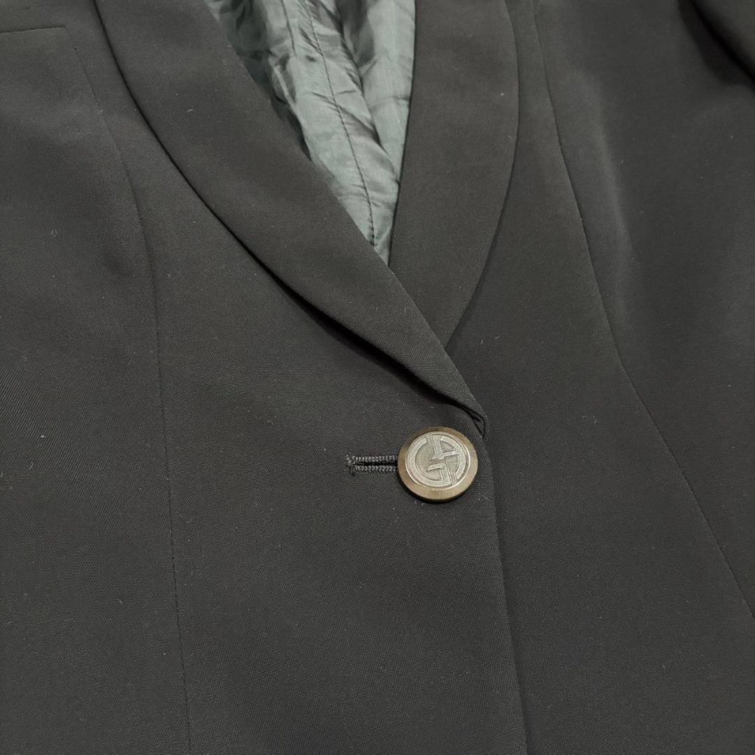 【イタリア製 美品✨】ジョルジオアルマーニ テーラードジャケット ブラック
