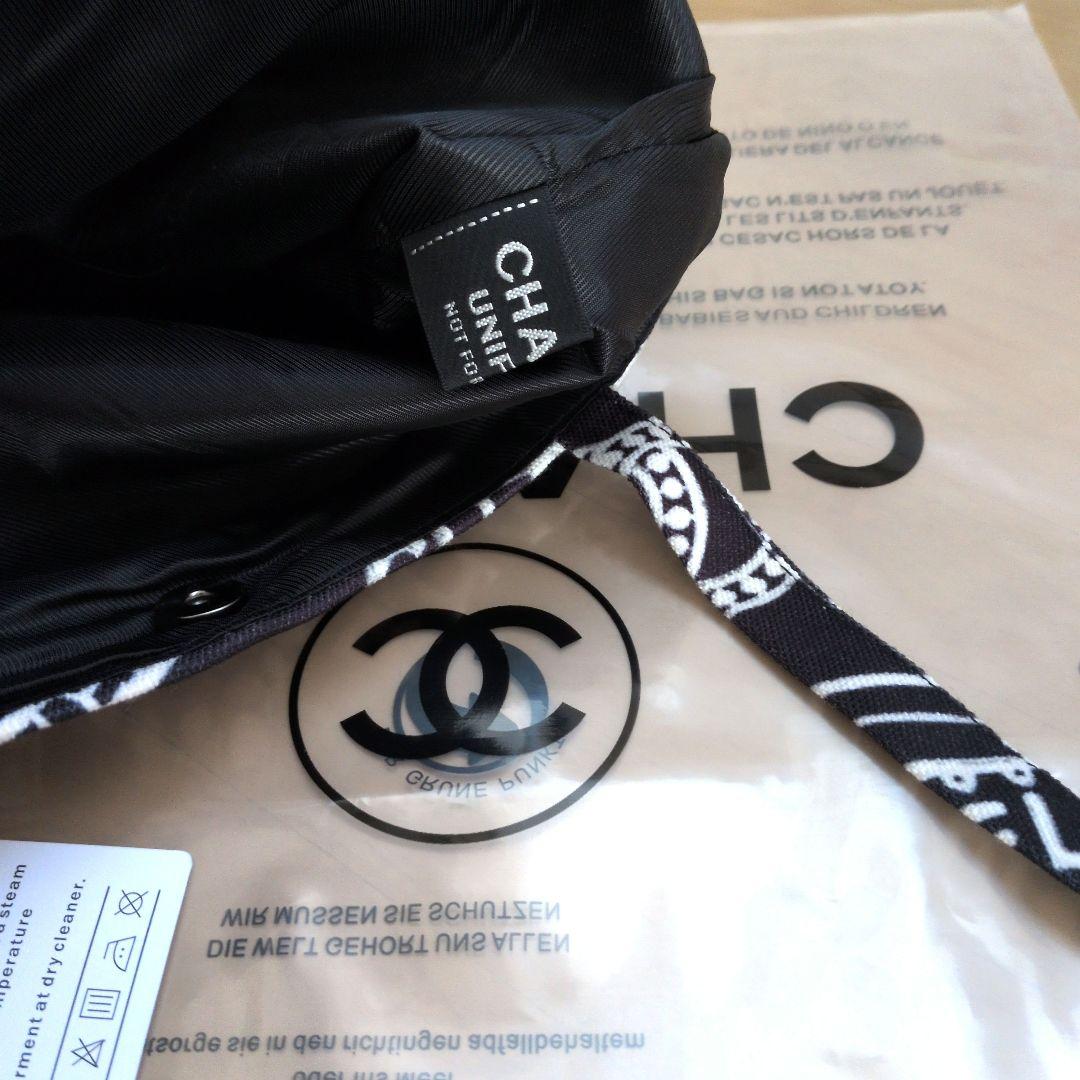 m*i様 CHANEL ロゴプリント トートバッグ