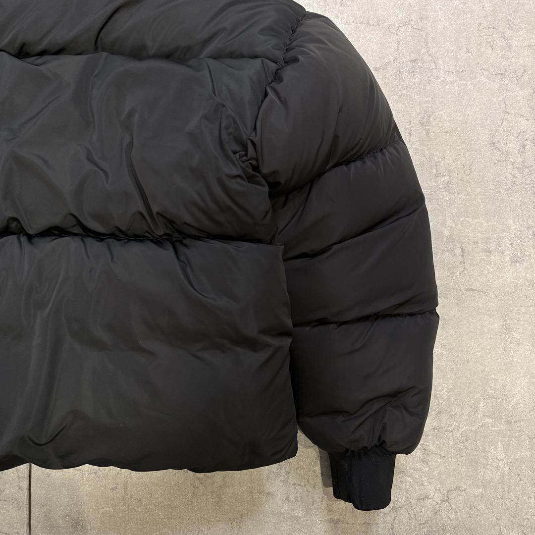 みーこ　ドロールドムッシュ 肉厚 ダウンジャケット 短丈 M 黒 吾亦紅