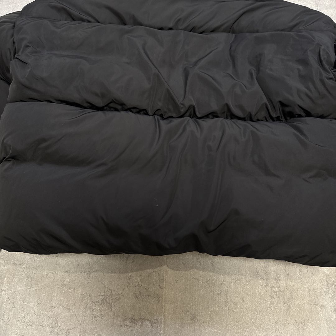 みーこ　ドロールドムッシュ 肉厚 ダウンジャケット 短丈 M 黒 吾亦紅