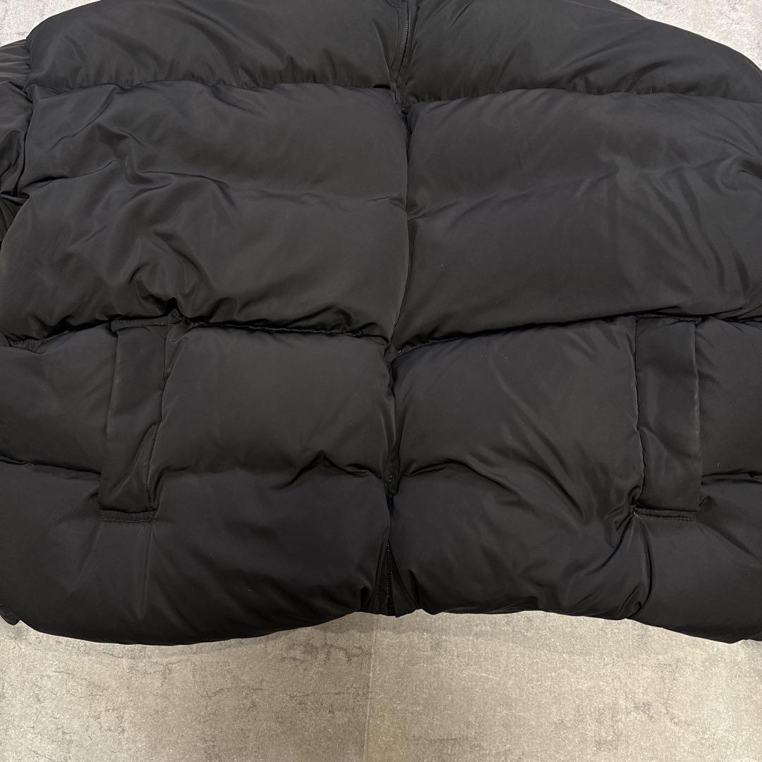 みーこ　ドロールドムッシュ 肉厚 ダウンジャケット 短丈 M 黒 吾亦紅