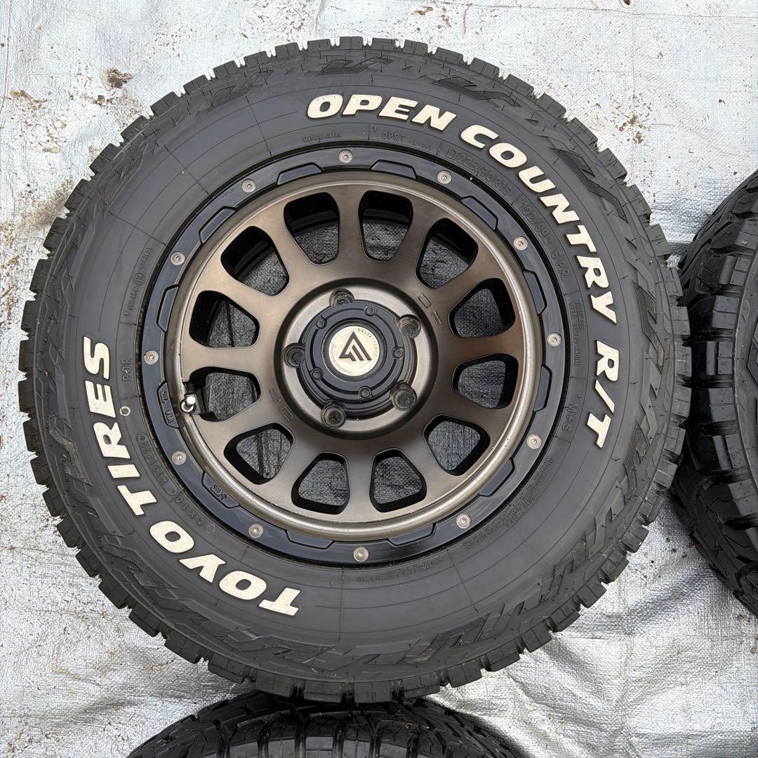 デルタフォースオーバル オープンカントリーRT16インチアルミナット付