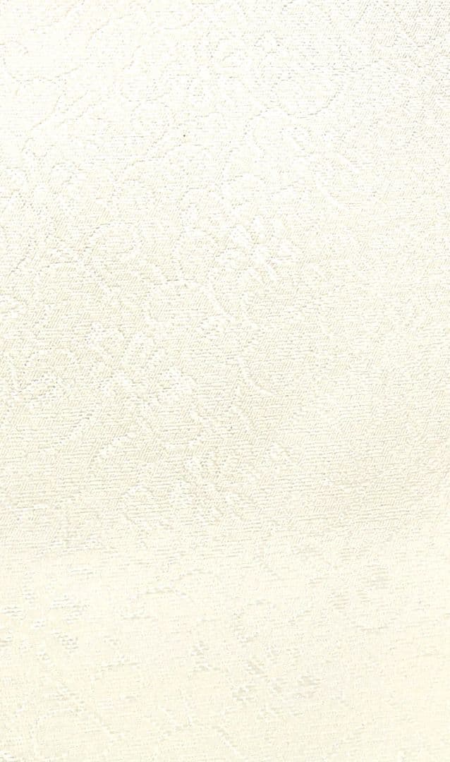 洗える色無地　花唐草地紋　ジャガード織　袷 Ｍサイズ