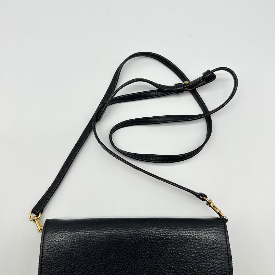 【極美品】 TORY BURCH ショルダーバッグ ウォレット マックグロー 黒