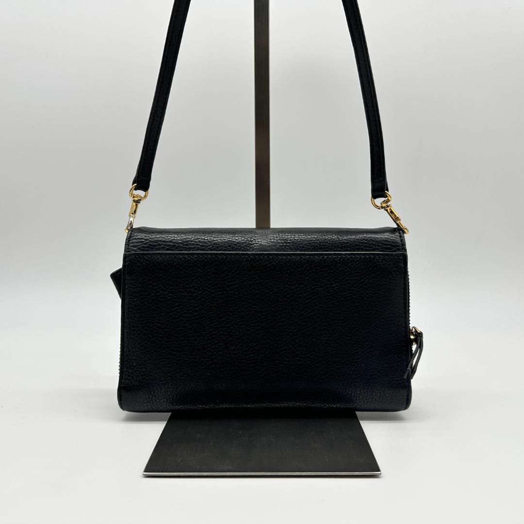 【極美品】 TORY BURCH ショルダーバッグ ウォレット マックグロー 黒