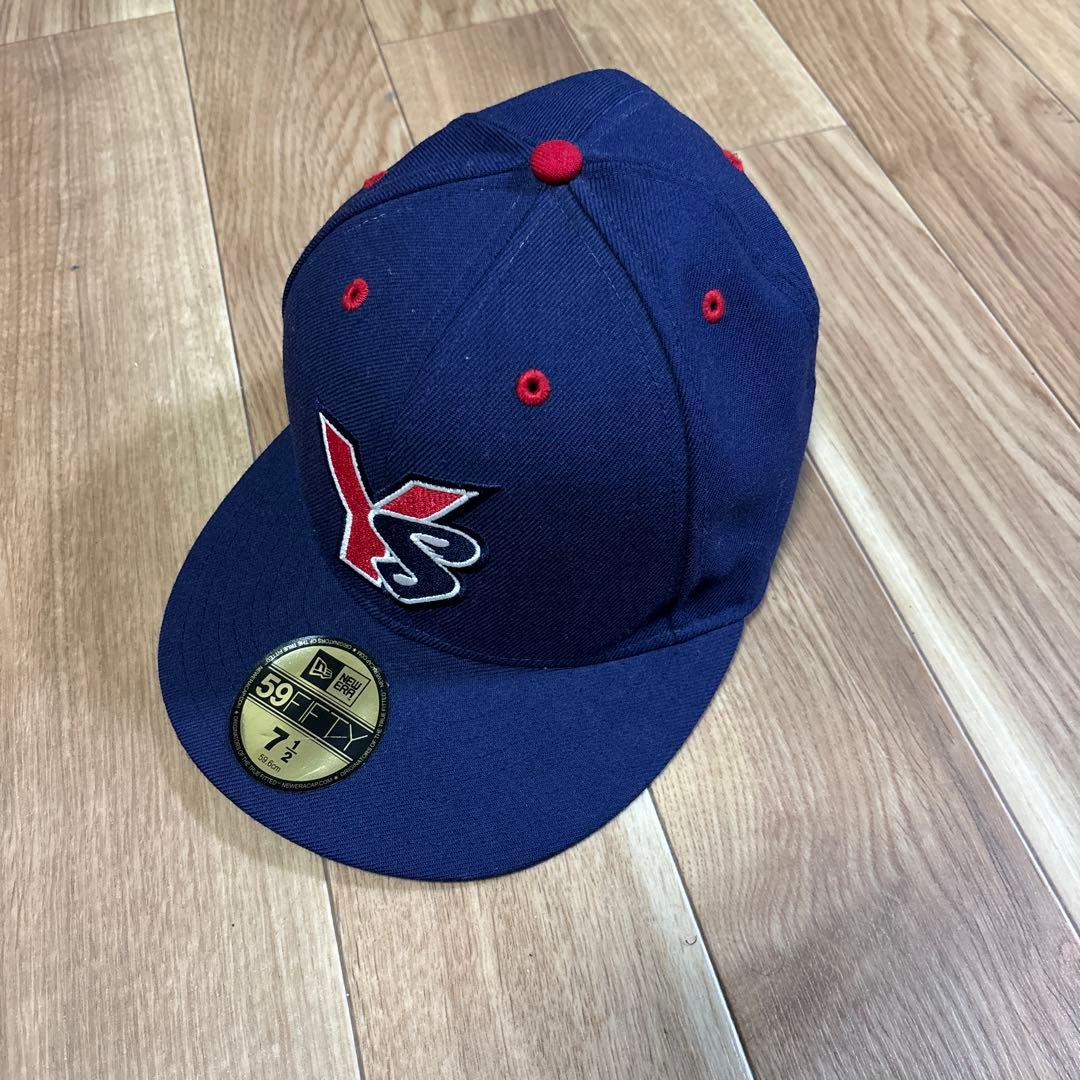 NEW ERA 59FIFTY ネイビー ヤクルトスワローズロゴ キャップ