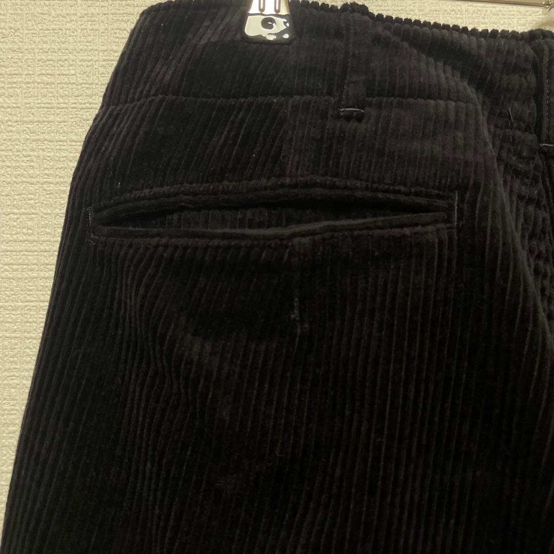 OLDMANS TAILOR オールドマンズテーラー　コーデュロイパンツ　黒　M