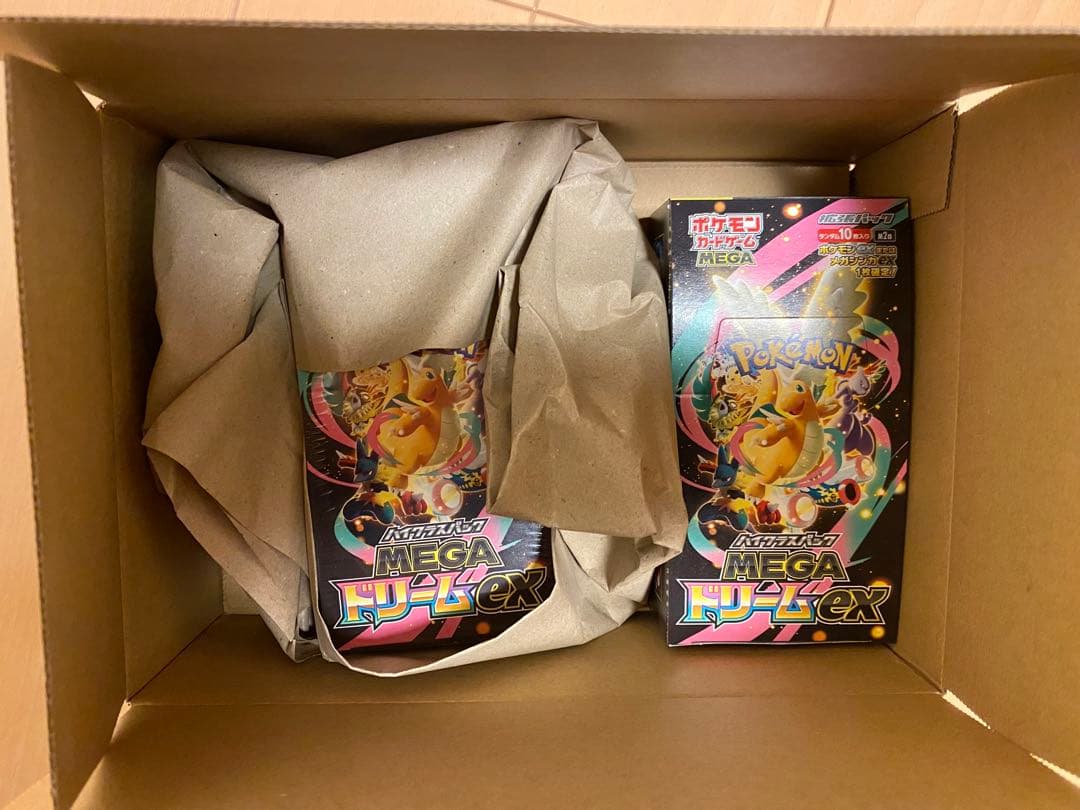 ポケカ　MEGAドリームex 新品シュリンク付1BOXと1BOX分