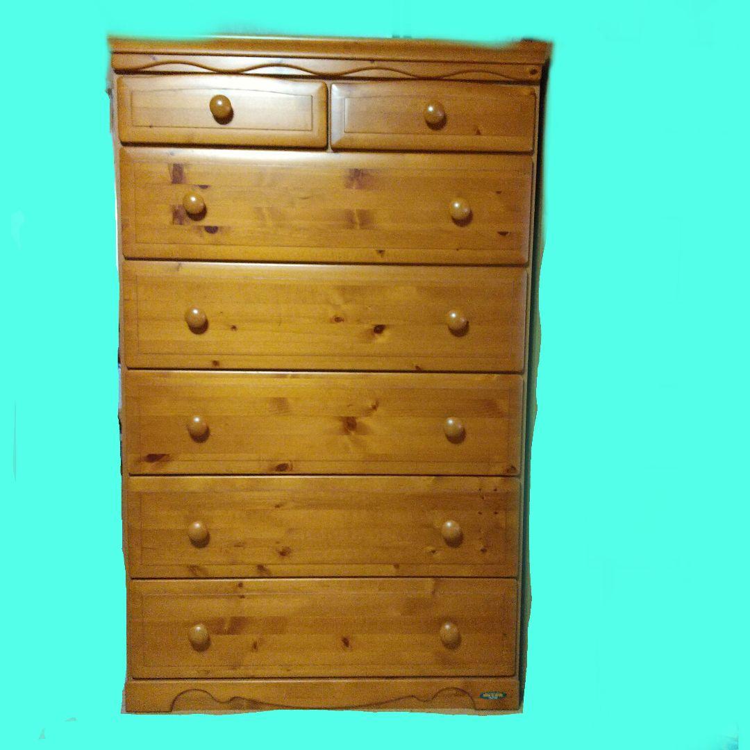 整理箪笥 木製家具 カントリー 引き出し収納家具 木製カントリー