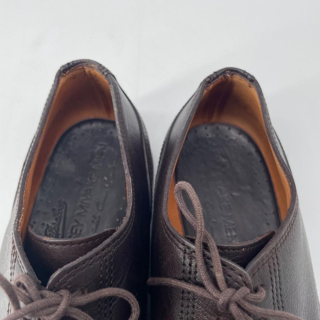 16470✨イッセイミヤケメン×パラブーツ 7 本革 レザー ドレスシューズ