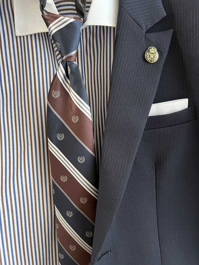 【こうじ】waltz by BEAMS DESIGN 濃紺スーツ160