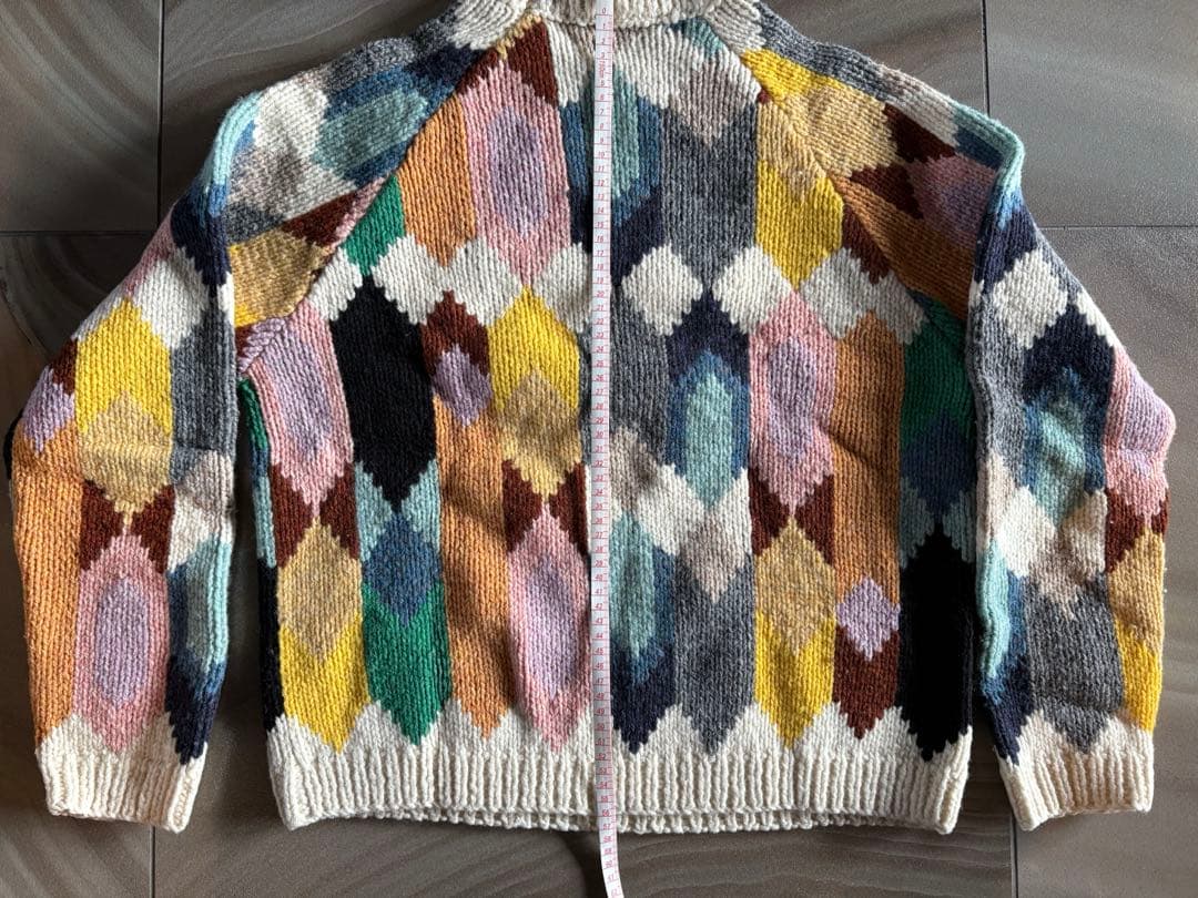 PRADA 18aw 2017aw 幾何学模様 総柄 ニット セーター