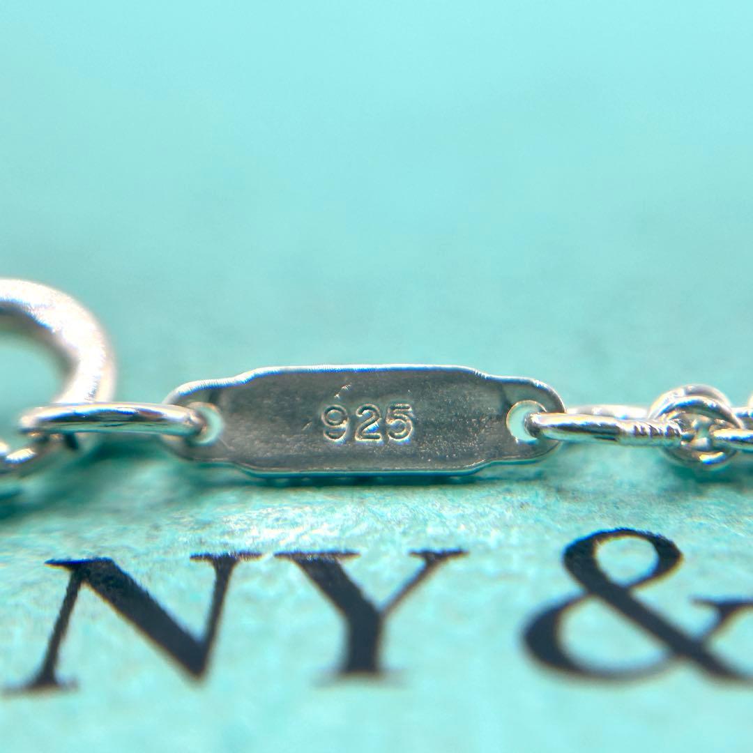 美品　ティファニー　インフィニティ　ネックレス　ダブルチェーン　シルバー　925