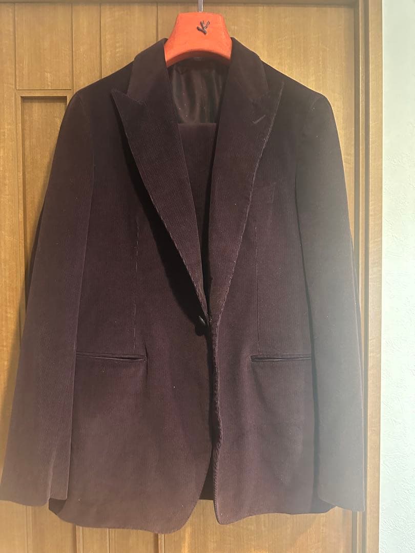 タリアトーレ⭐️新作‼️ピーノレラリオ‼️50⭐️ボルドー‼️コーデュロイセットアップ⭐️