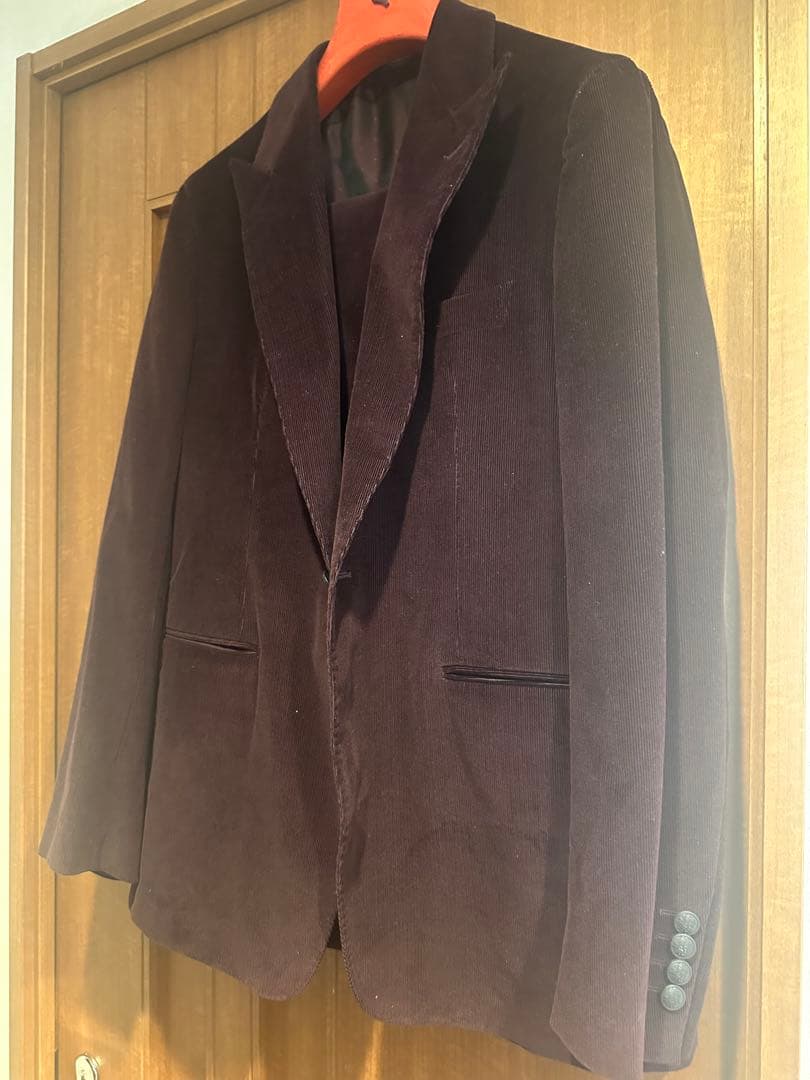 タリアトーレ⭐️新作‼️ピーノレラリオ‼️50⭐️ボルドー‼️コーデュロイセットアップ⭐️