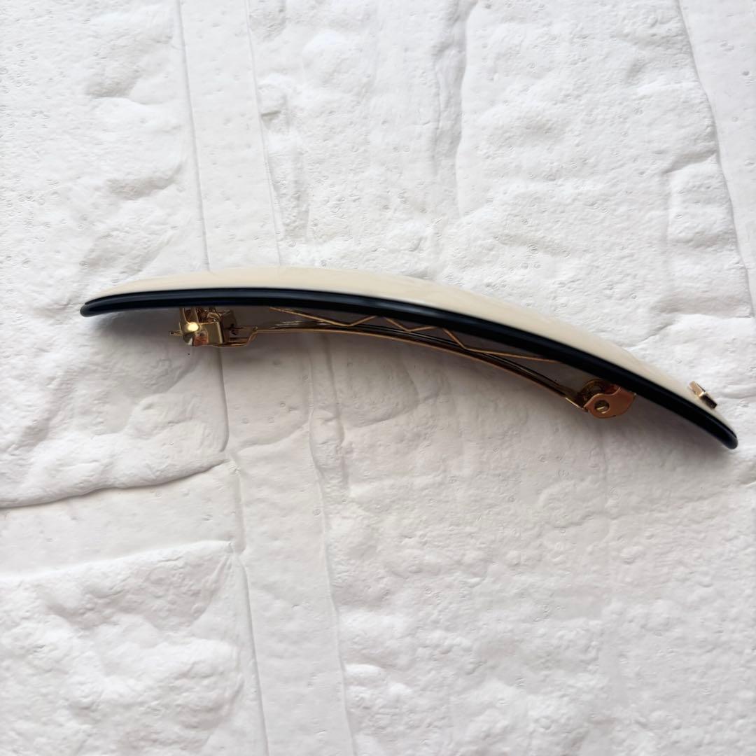 アレクサンドル ドゥ パリ バレッタ AA7-18072-02 ベージュ 7cm