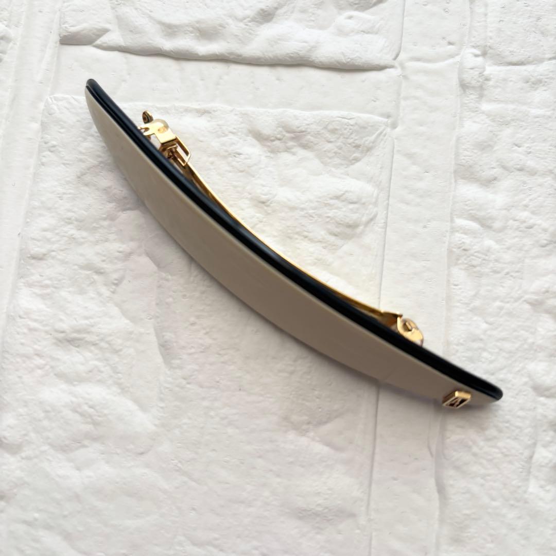 アレクサンドル ドゥ パリ バレッタ AA7-18072-02 ベージュ 7cm