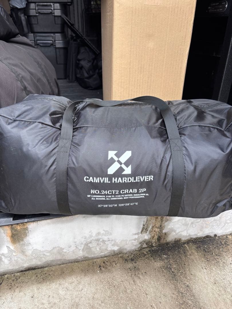 CAMVIL ケムビル CRAB 2P テント 黒