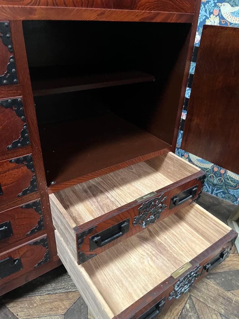 章＊民芸箪笥 和 インテリア 昭和レトロ 当時物 アンティーク チェスト