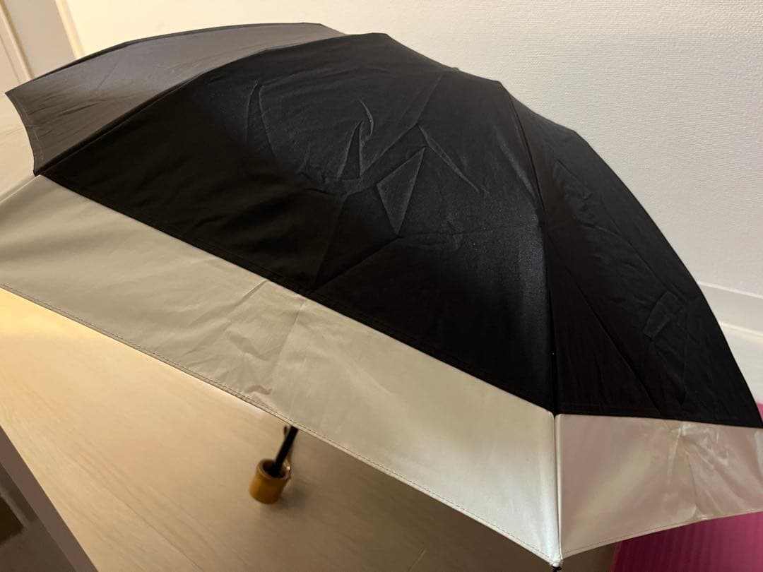 芦屋ロサブラン　3段折りたたみ晴雨兼用 100%遮光 日傘