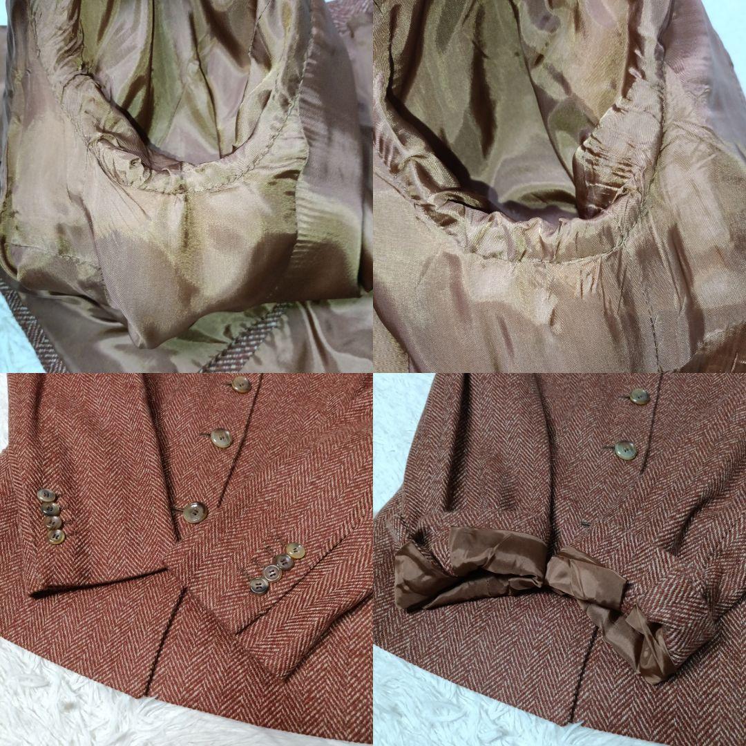 美品■Kiton カシミヤ100% テーラードジャケット ブラウン系 イタリア製