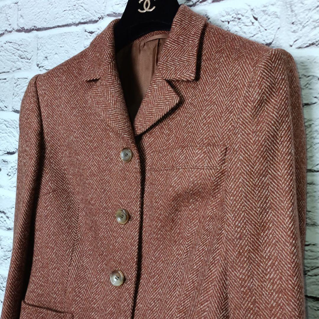 美品■Kiton カシミヤ100% テーラードジャケット ブラウン系 イタリア製