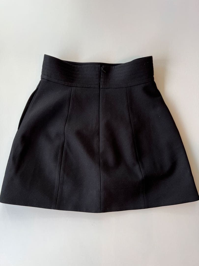 スカート CLANE /WIDE BELT CONSTRUCTIVE MINI SKIRT