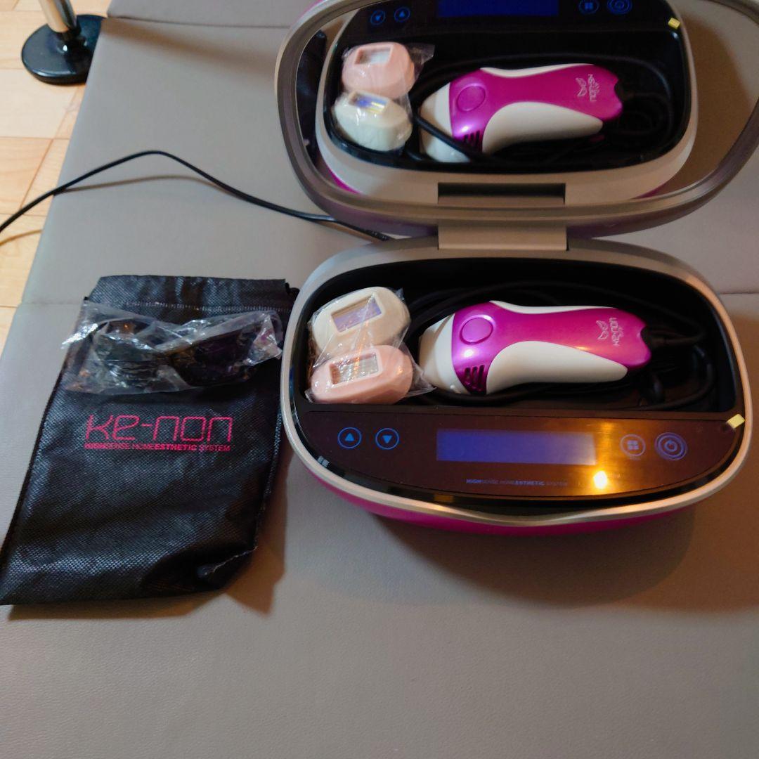 極美品 ケノン 家庭用脱毛器　ver7.1 シャインピンク カードリッジ付き