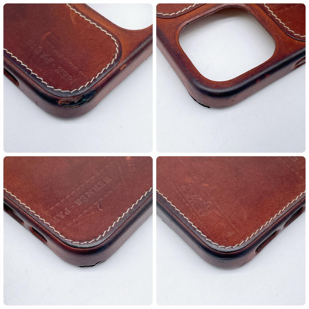HERMES iPhone12/12 PRO 革 スマホケース m466