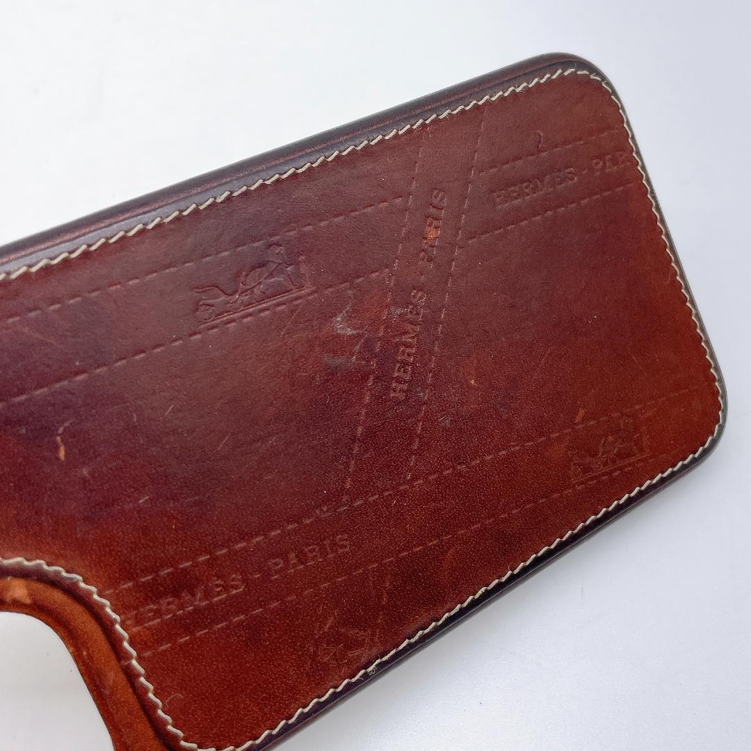 HERMES iPhone12/12 PRO 革 スマホケース m466