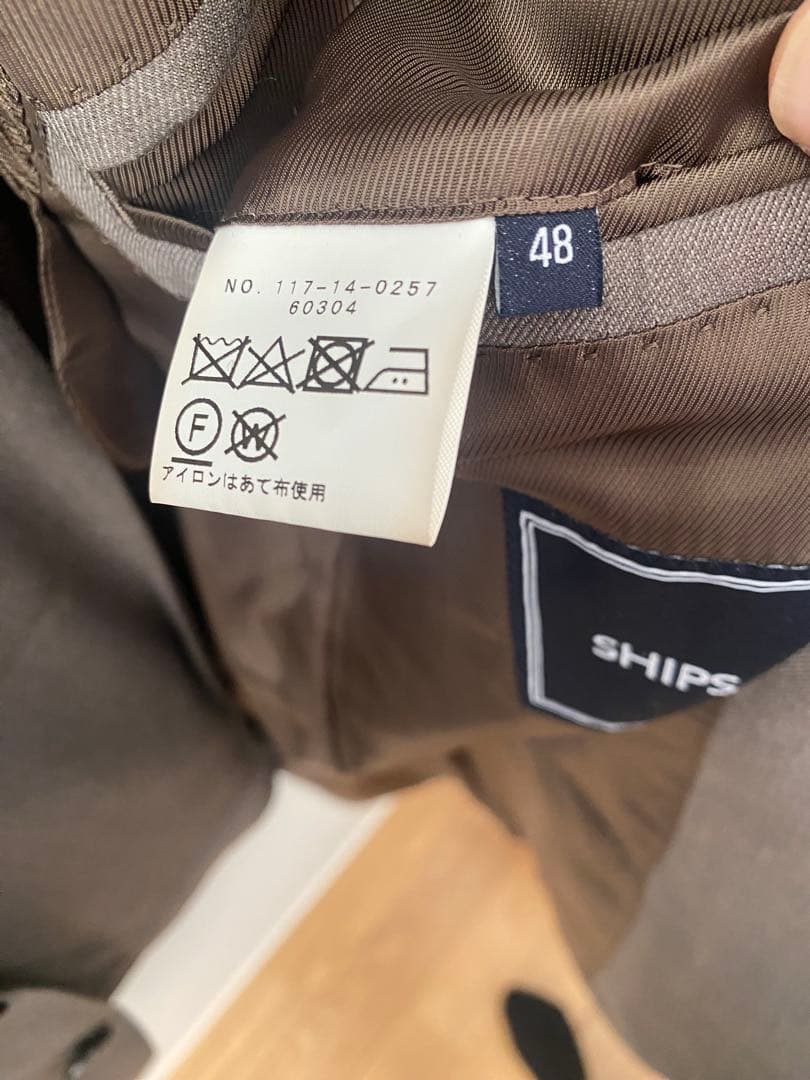 【elukuki】SHIPS スーツ　DORMEUIL 48