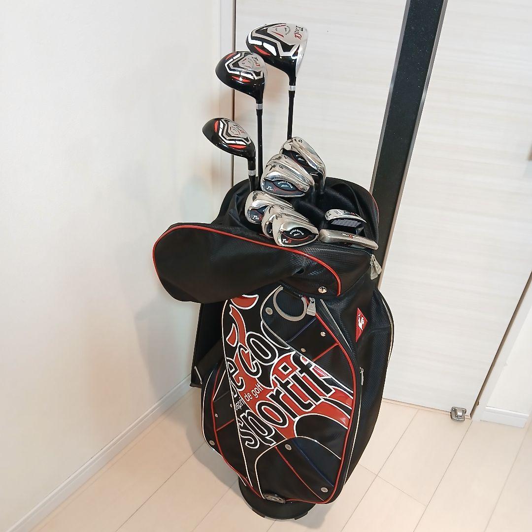 ルコックスポルティフ　ワールドイーグル　F-01α メンズ　ゴルフセット　初心者