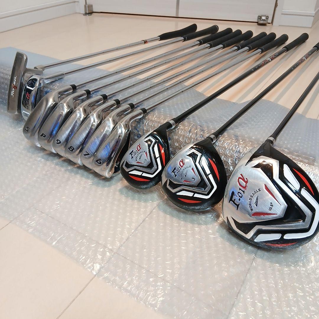 ルコックスポルティフ　ワールドイーグル　F-01α メンズ　ゴルフセット　初心者