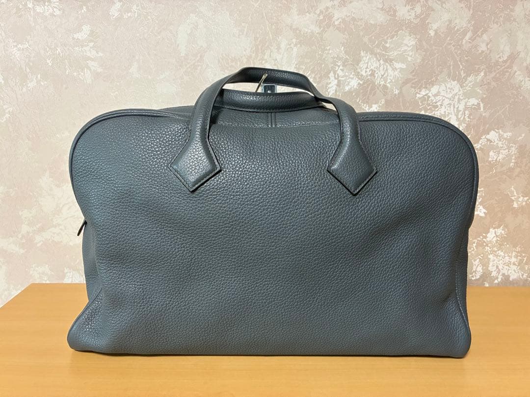 【廃盤・極希少】エルメス ヴィクトリア 43 トラベルバッグ □Q刻印