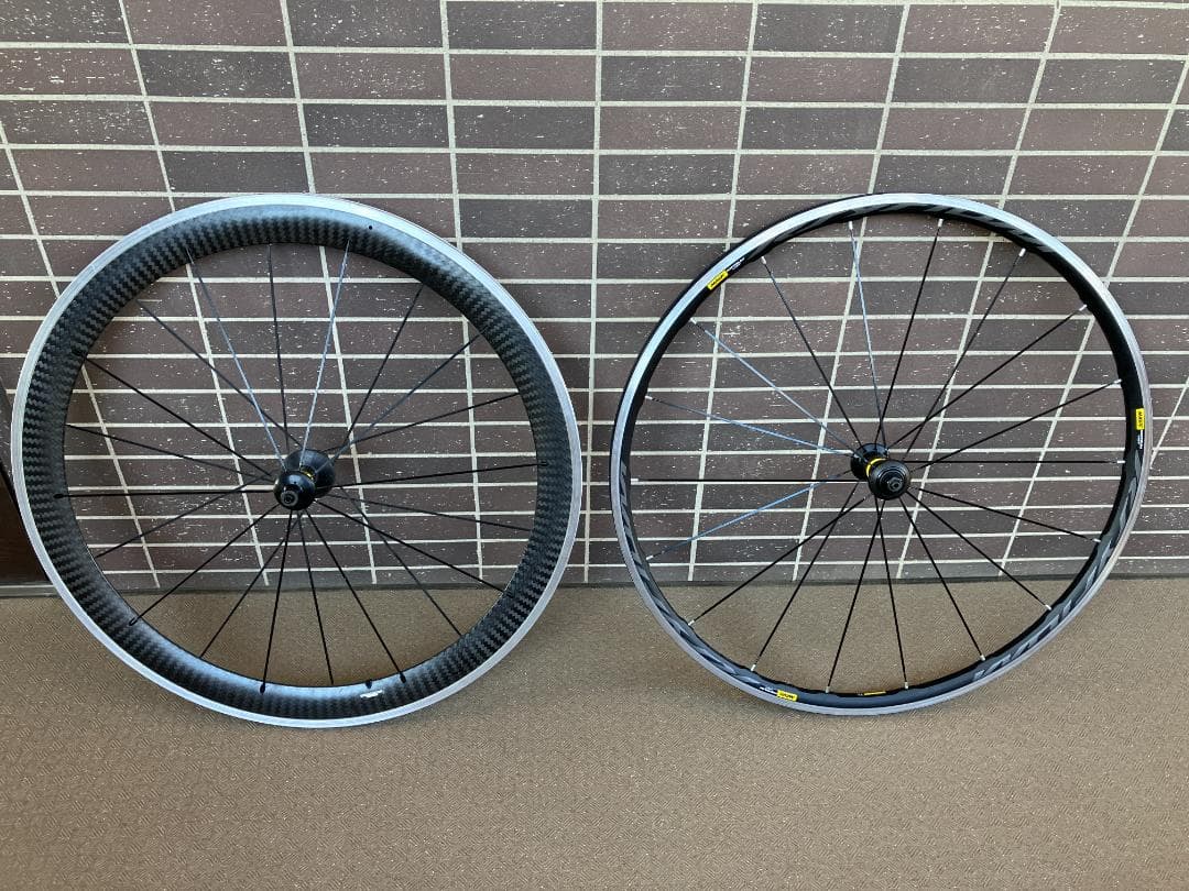 MAVIC　F：KSYRIUM UST　R：COSMIC PRO CARBON