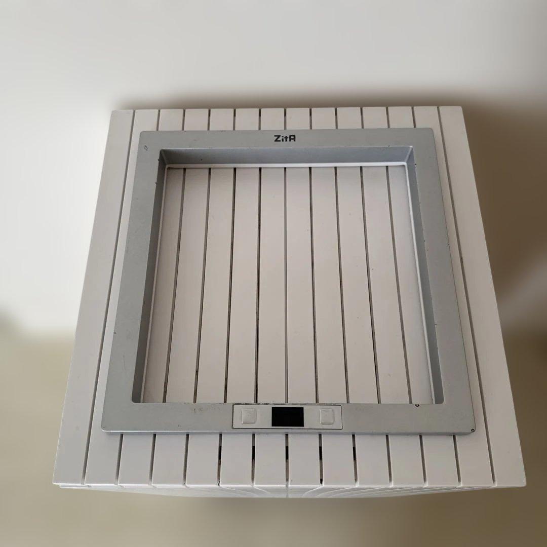 ZitA SQUARE ホワイト 自動ゴミ箱 キャスター&消臭剤付　限定仕様