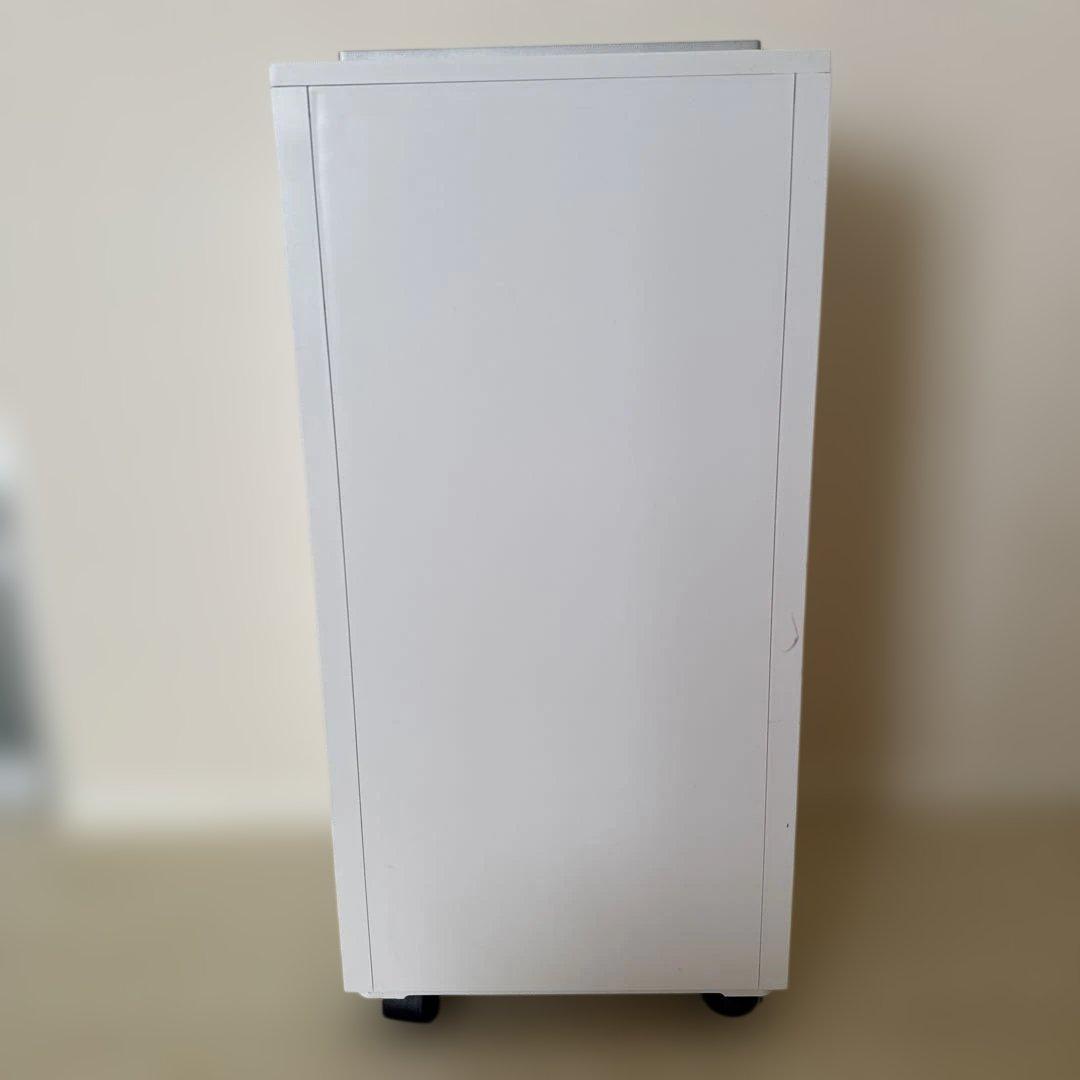 ZitA SQUARE ホワイト 自動ゴミ箱 キャスター&消臭剤付　限定仕様