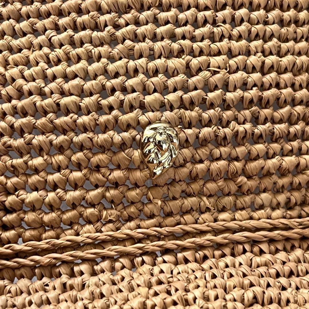 未使用・箱付き ヘレンカミンスキー ラフィア ハット 麦わら帽子 ベージュ