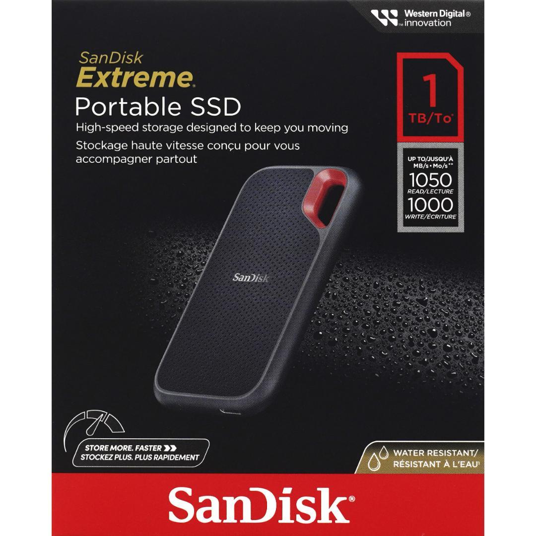 外付けハードディスク・ドライブ SanDisk Extreme Portable SSD 1TB
