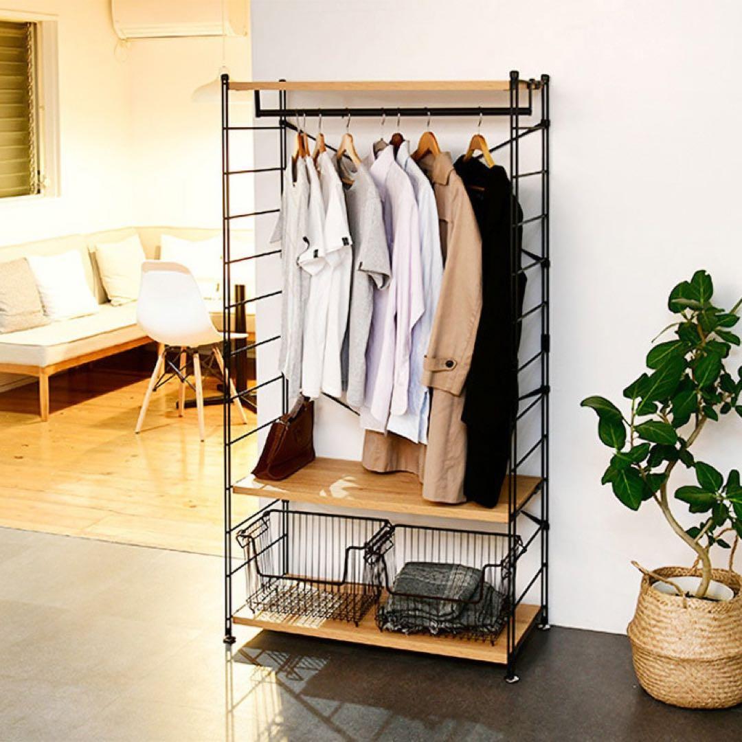 ウッドシェルフワードローブ MWSW-16803