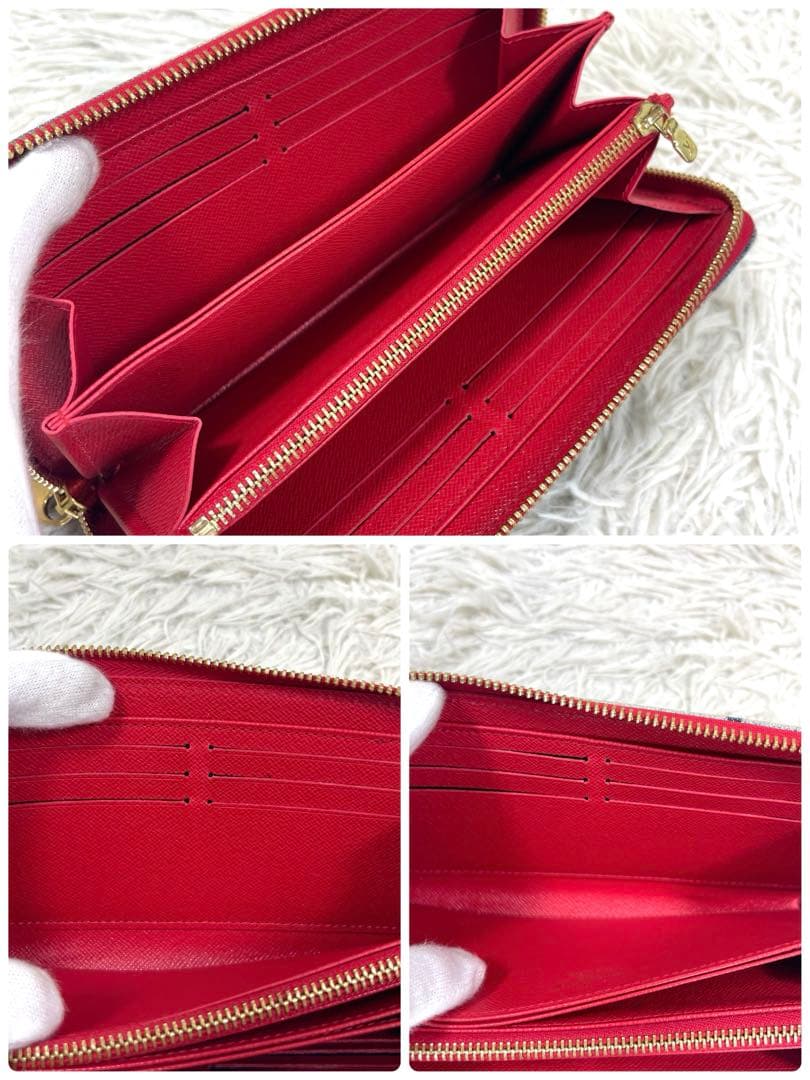 美品‼️ルイヴィトン　ジッピーウォレット　パッチワーク　デニム　モノグラム